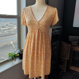 Aeropostale Women's Size M Baby Doll Style Mini Dress Floral